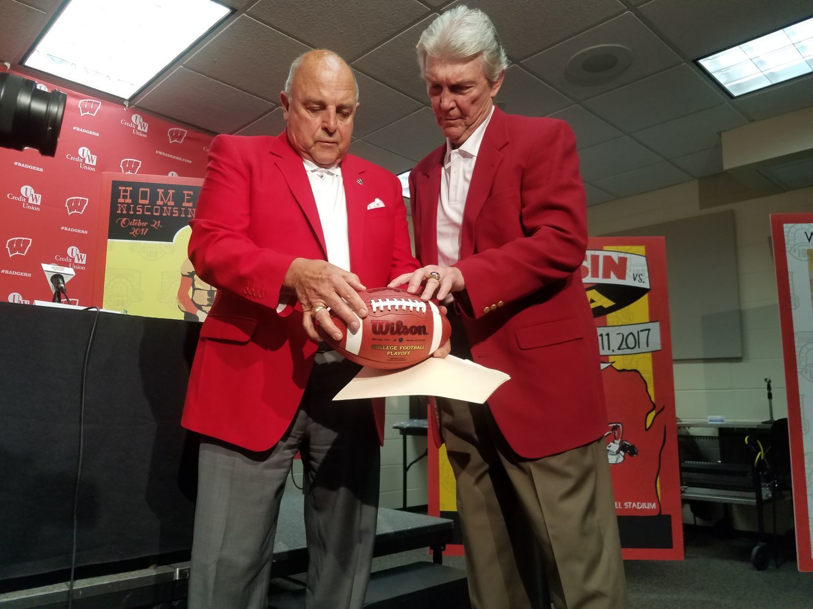 Barry Alvarez, Pat Richter